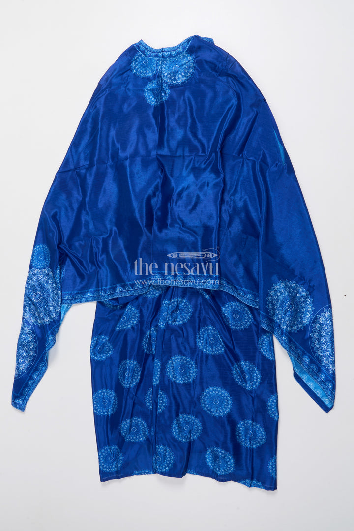 Muslin Silk Lehenga Choli for Girls with Digital Print for Ethnic Day and Parties