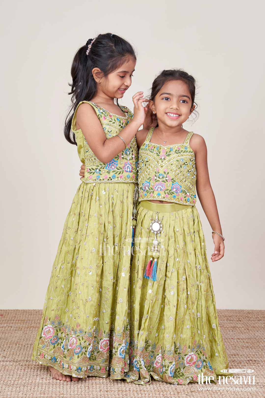 Girls Lehenga Set for Cultural Festivals and Traditional Functions
