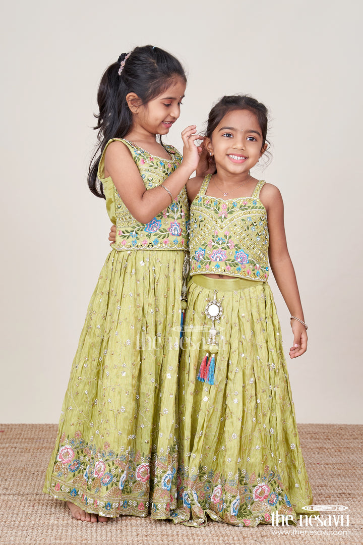 Girls Lehenga Set for Cultural Festivals and Traditional Functions