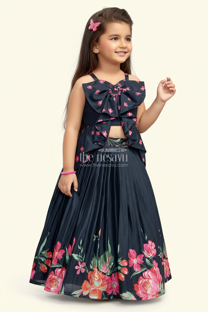 Indowestern Lehenga for Girls Stylish Printed Ensemble