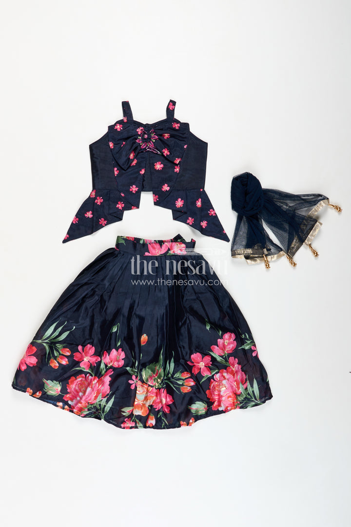 Indowestern Lehenga For Girls Stylish Printed Ensemble