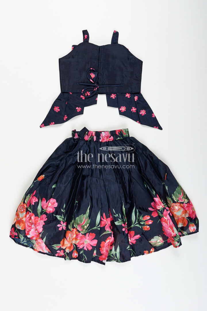Indowestern Lehenga For Girls Stylish Printed Ensemble