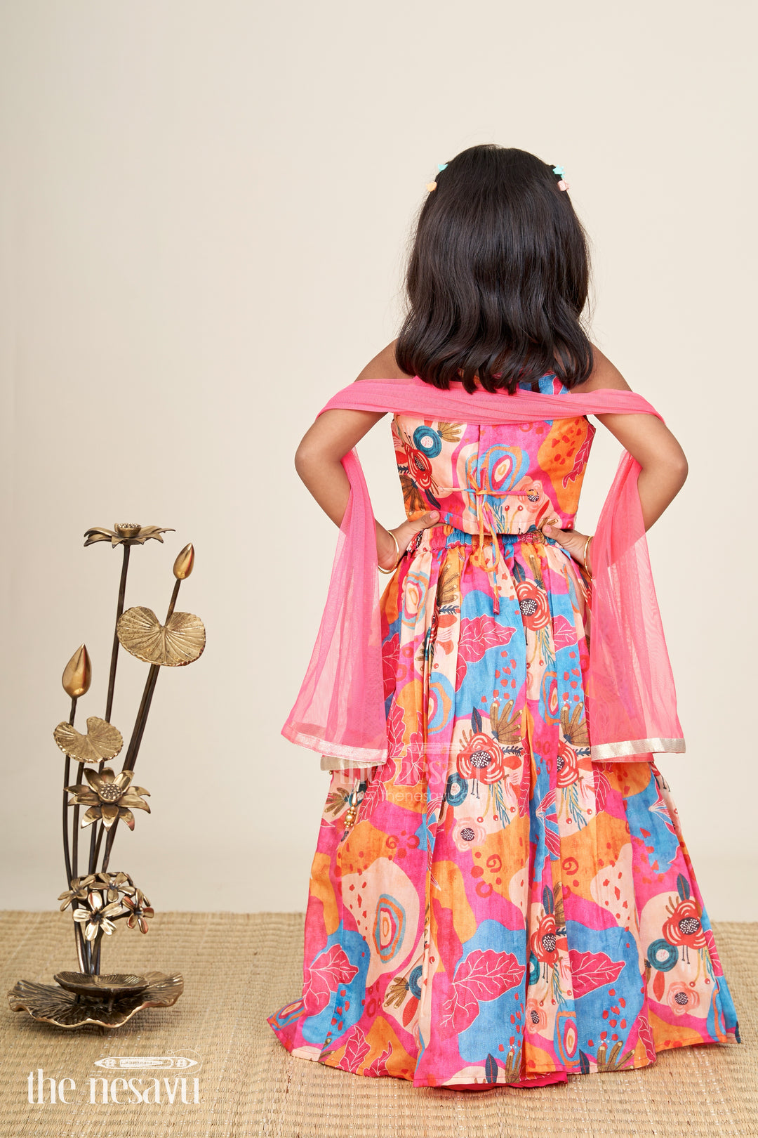 Lehenga choli for girls with embroidered blouse and dupatta