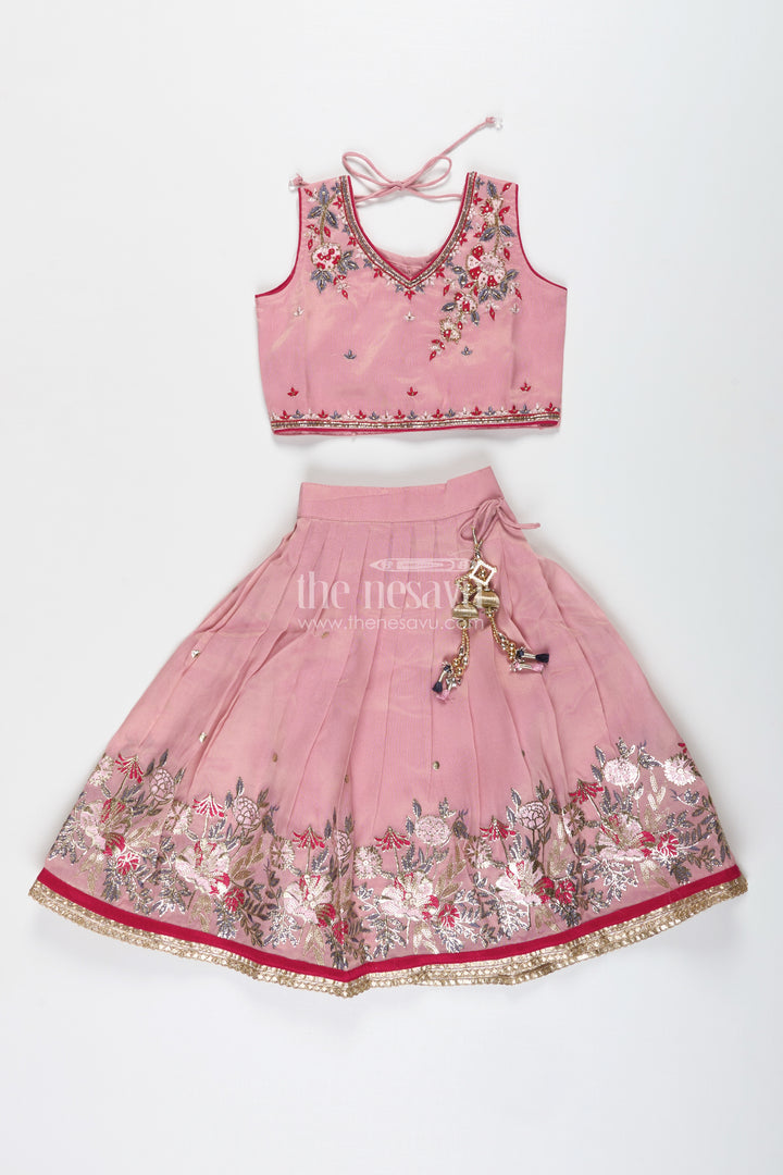 Embroidered Lehenga Choli For Girls Birthday And Festive Occasions