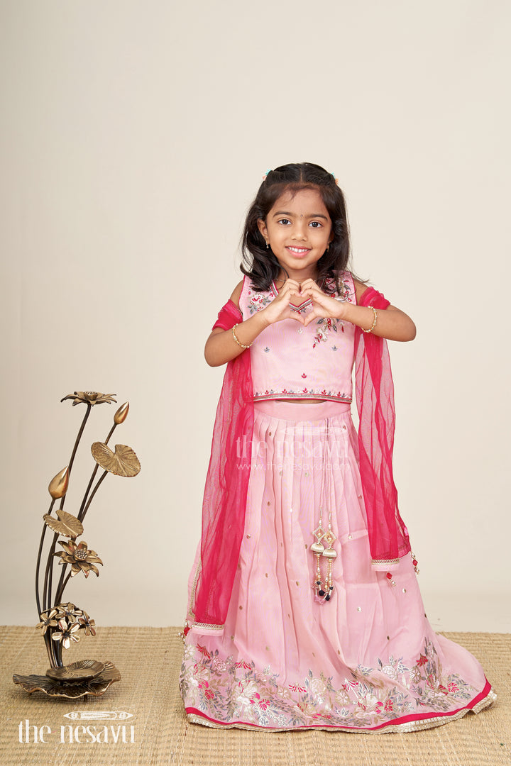 Embroidered Lehenga Choli For Girls Birthday And Festive Occasions