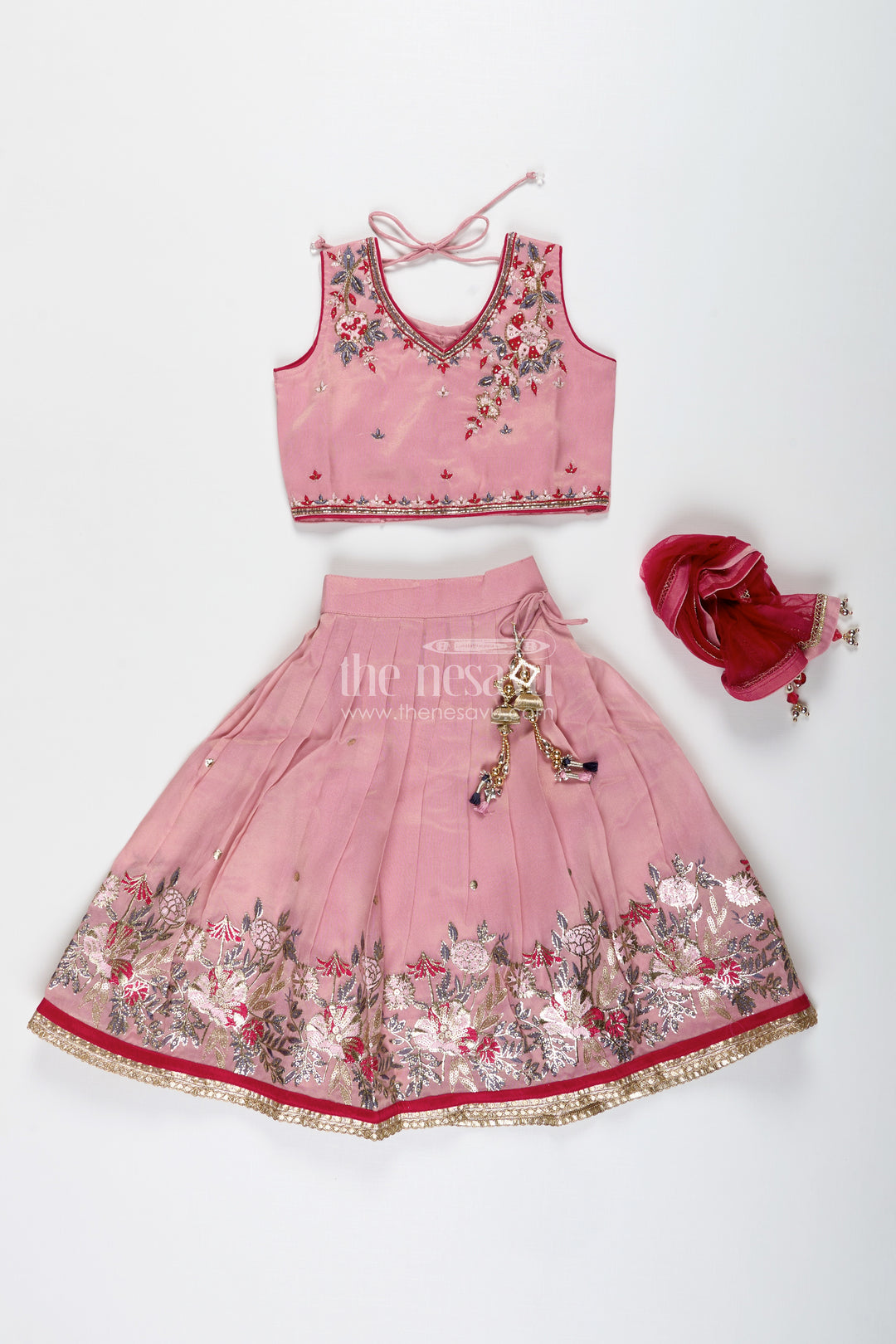 Embroidered Lehenga Choli For Girls Birthday And Festive Occasions