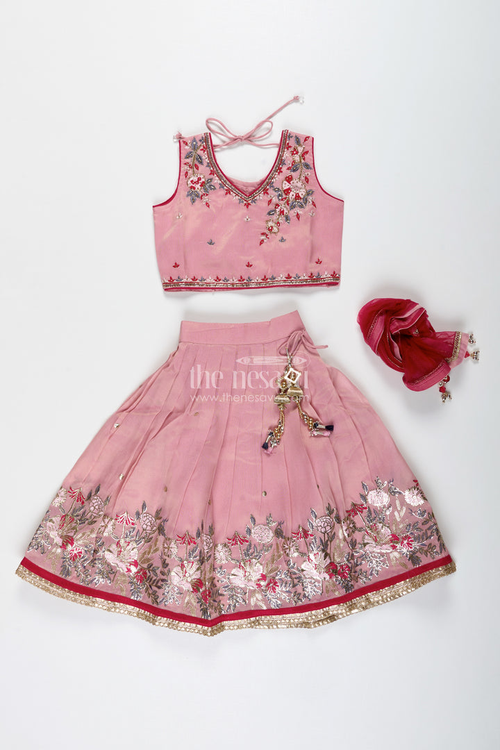 Embroidered Lehenga Choli For Girls Birthday And Festive Occasions