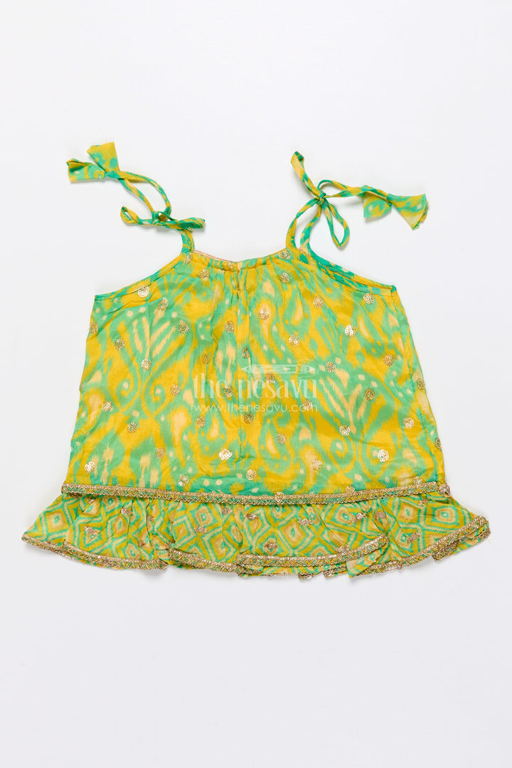 Toddler Girls Lehenga Choli Set for Weddings and Festive Events