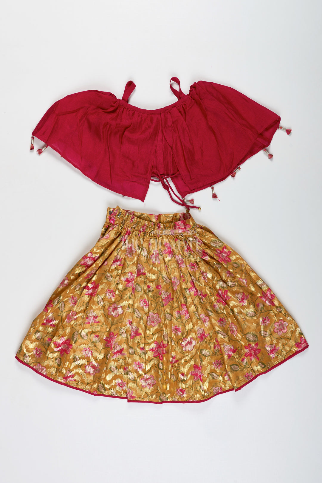 Girls festive lehenga choli set for weddings and Diwali