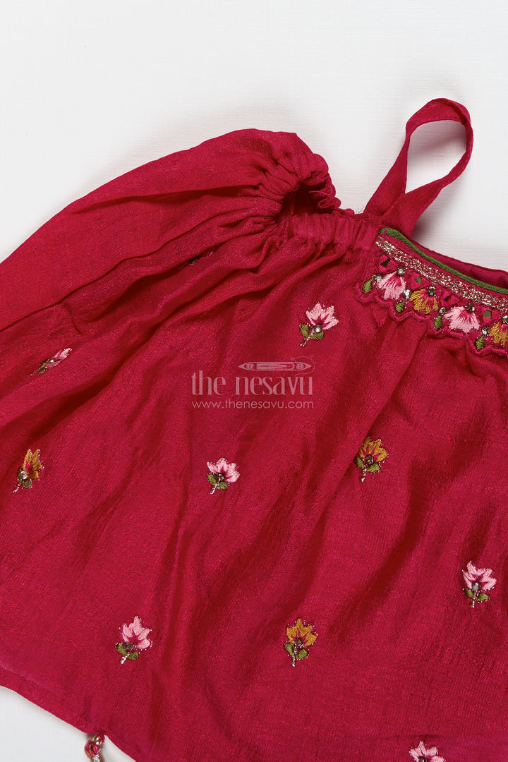 Girls festive lehenga choli set for weddings and Diwali