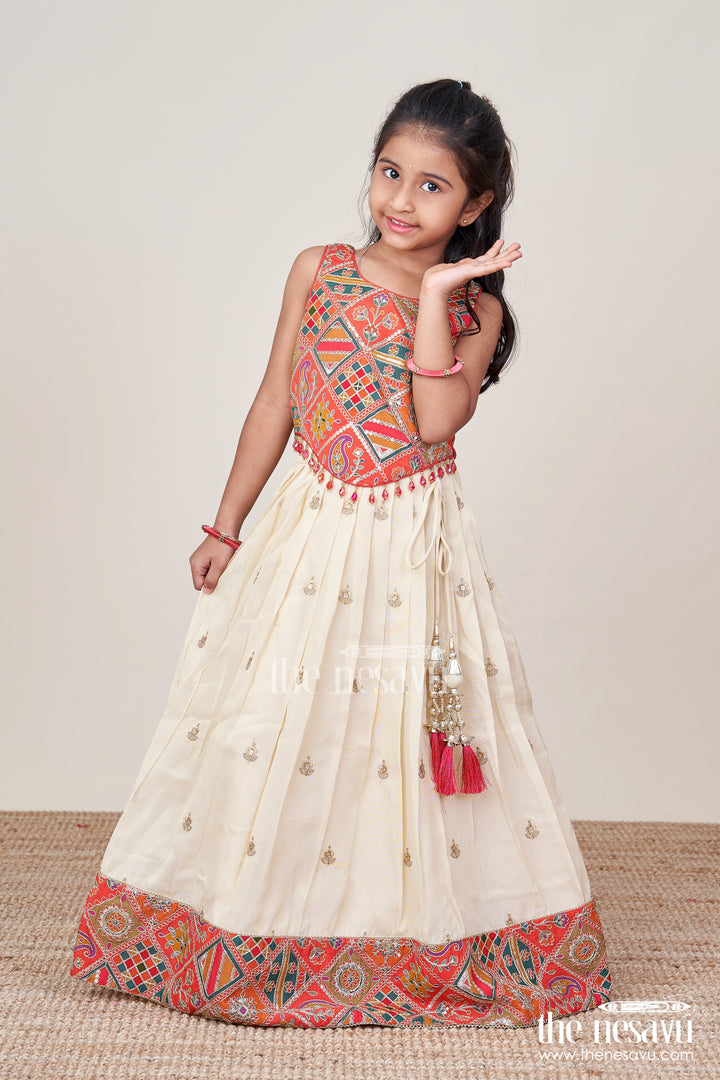 Girls Lehenga Choli Set for Weddings and Festive Family Functions