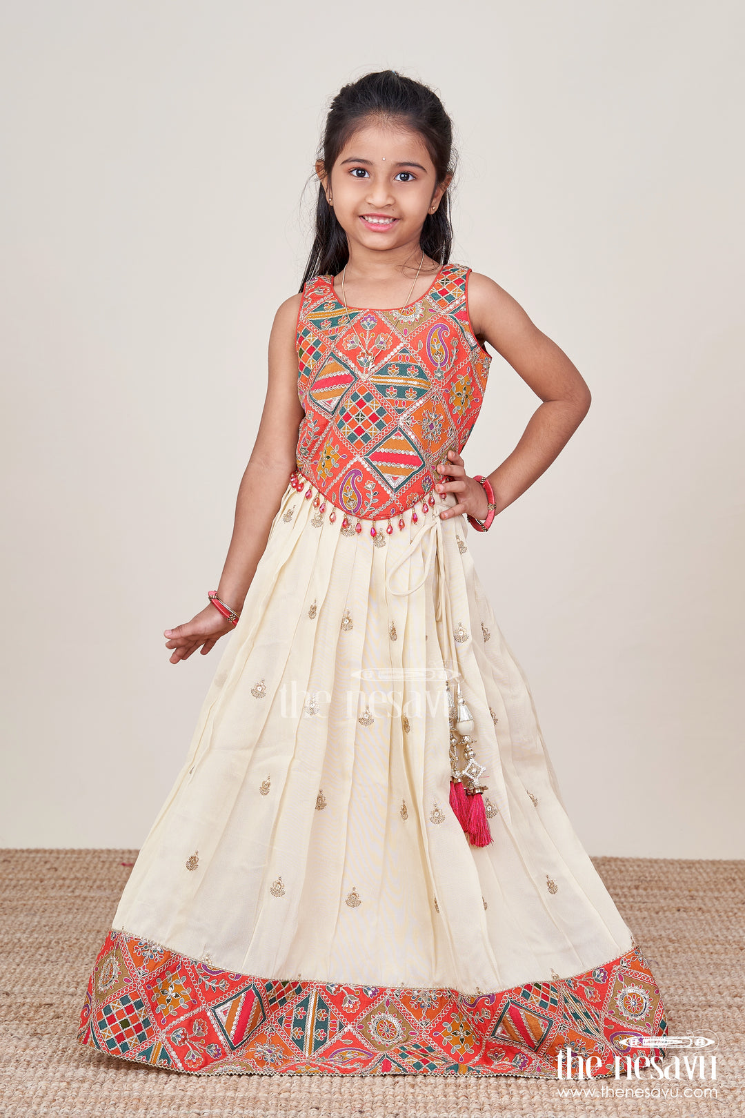 Girls Lehenga Choli Set for Weddings and Festive Family Functions