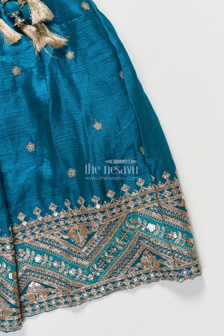 Girls Designer Lehenga Choli for Festive Functions and Family Portraits
