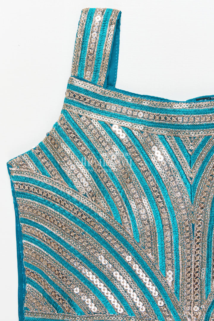 Girls Designer Lehenga Choli for Festive Functions and Family Portraits