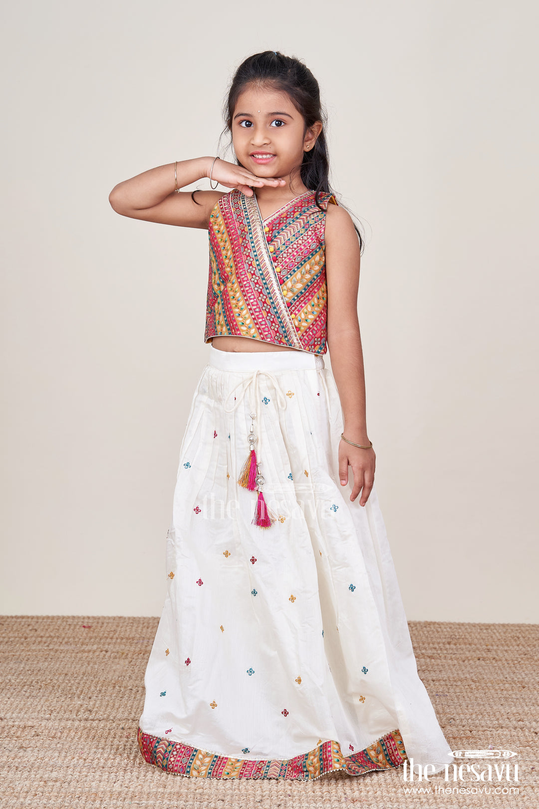 Designer Lehenga Choli for Girls with Georgette Embroidery and Traditional Motifs