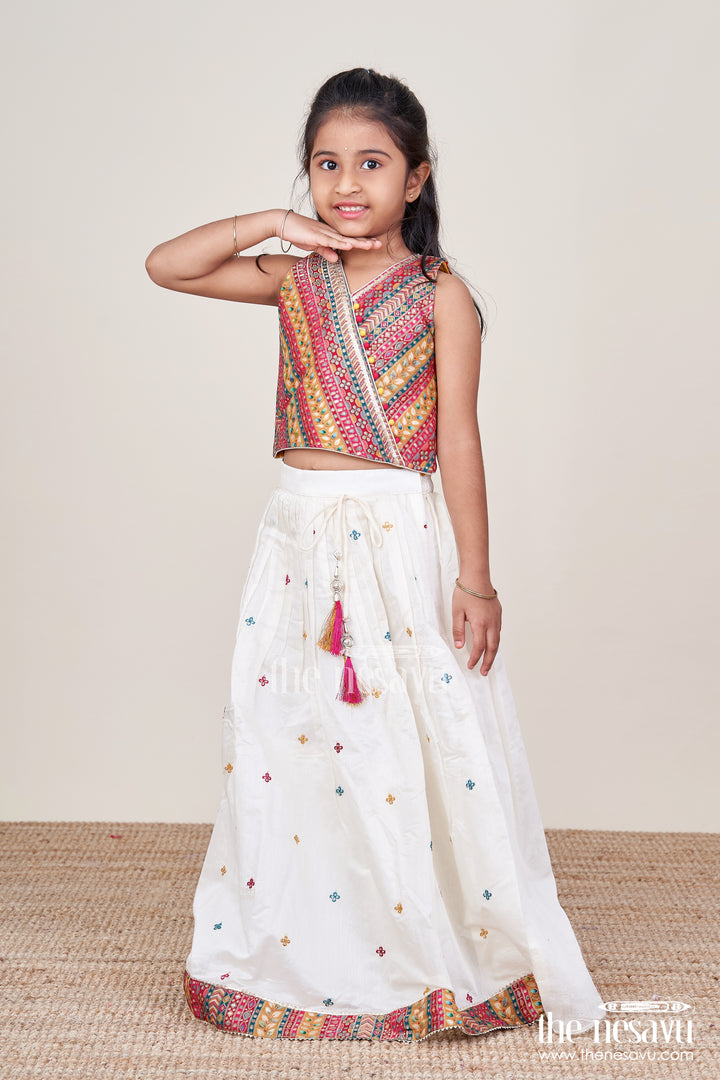 Designer Lehenga Choli for Girls with Georgette Embroidery and Traditional Motifs