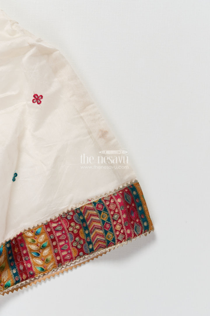 Designer lehenga choli for girls with georgette embroidery and traditional motifs
