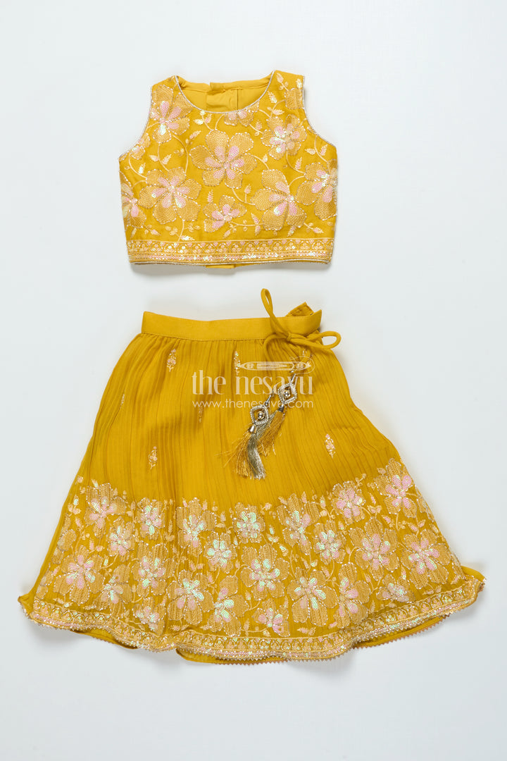 Floral Embroidered Lehenga Choli for Girls for Weddings and Festive Events