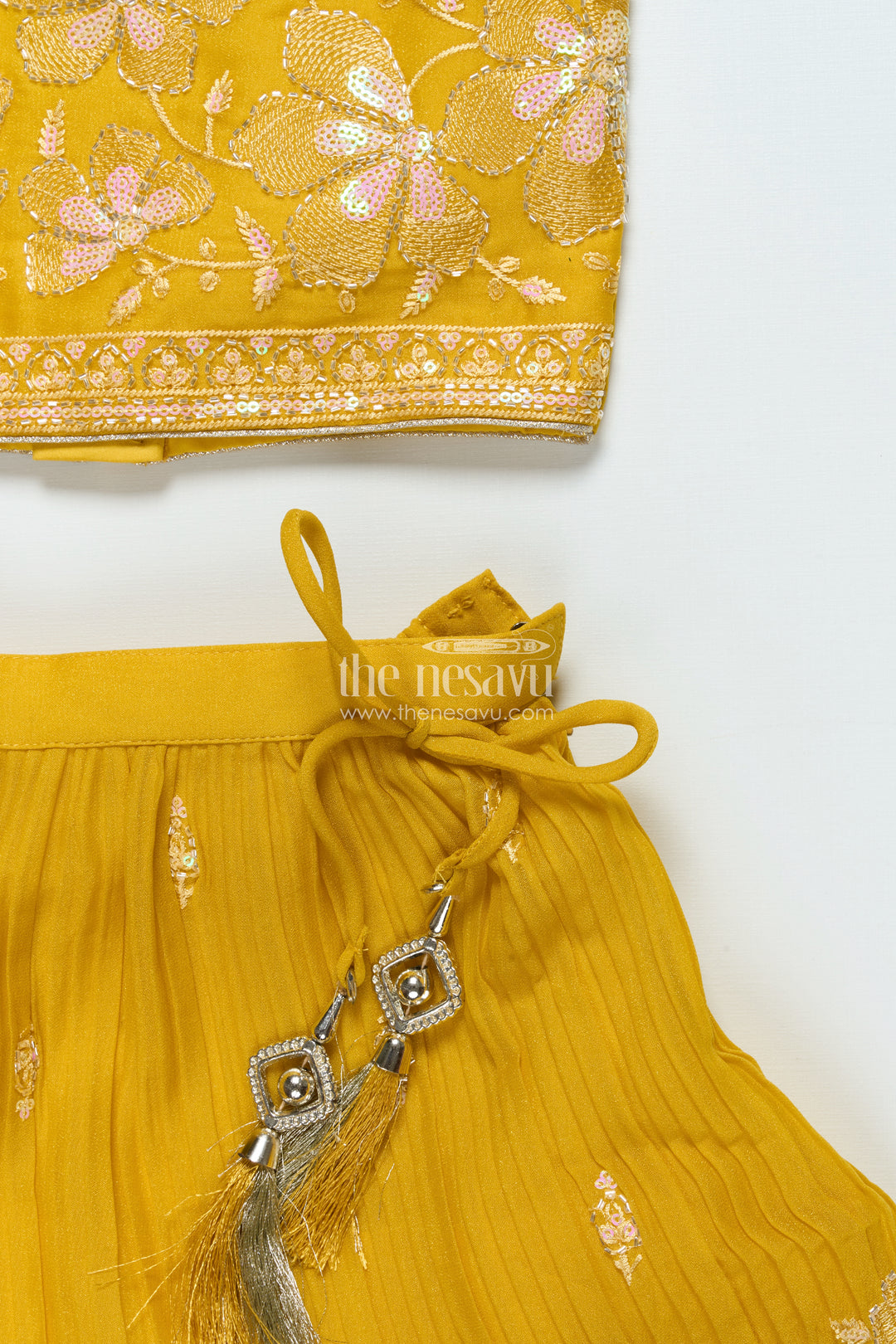 Floral Embroidered Lehenga Choli for Girls for Weddings and Festive Events