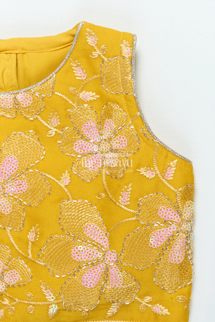 Floral Embroidered Lehenga Choli for Girls for Weddings and Festive Events