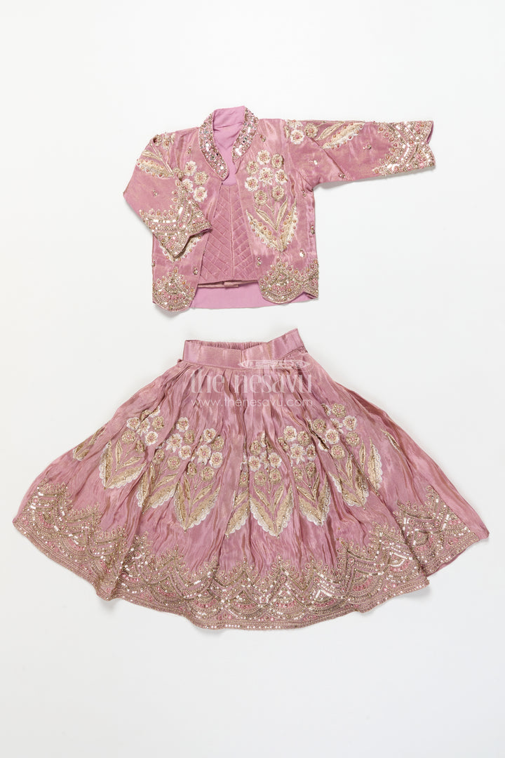 Girls Lehenga Choli Set for Weddings and Festive Celebrations