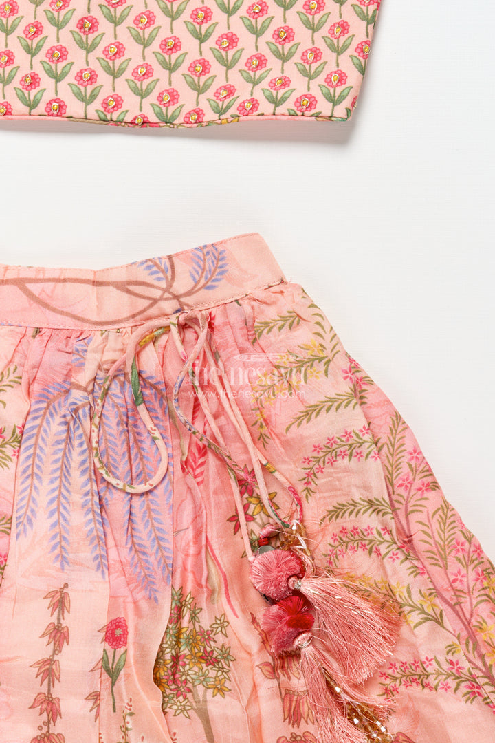 Kids Lehenga Choli for Birthday Party and Festive Wear