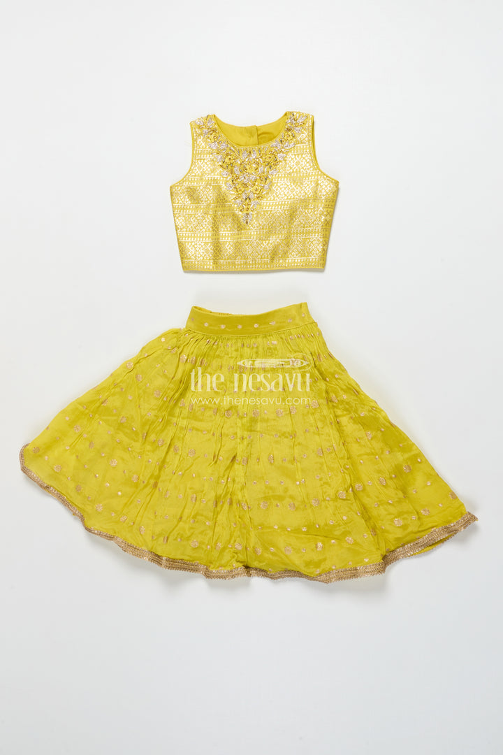 Girls Georgette Lehenga Set for Festive Functions and Wedding Wear