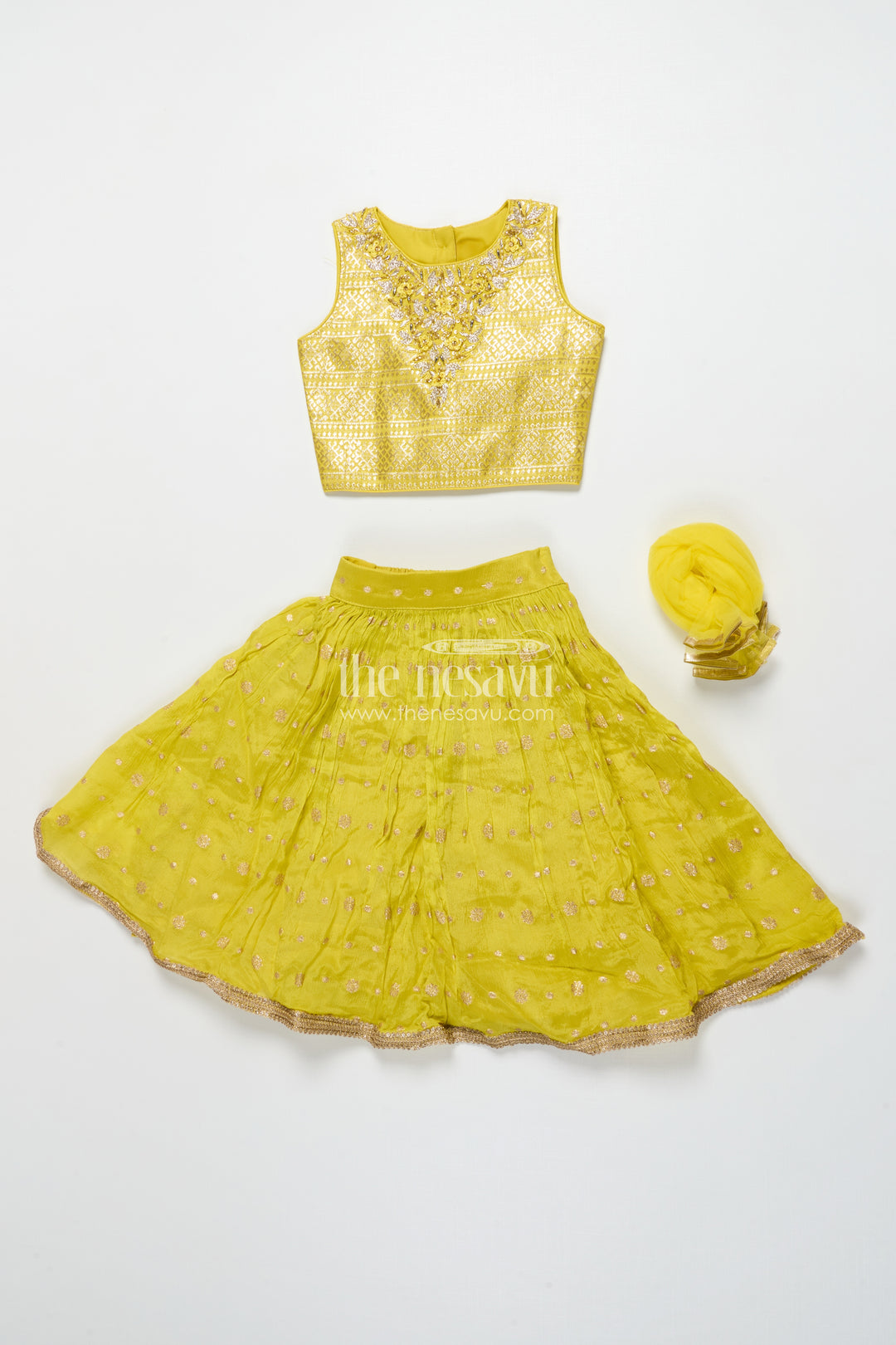 Girls Georgette Lehenga Set for Festive Functions and Wedding Wear