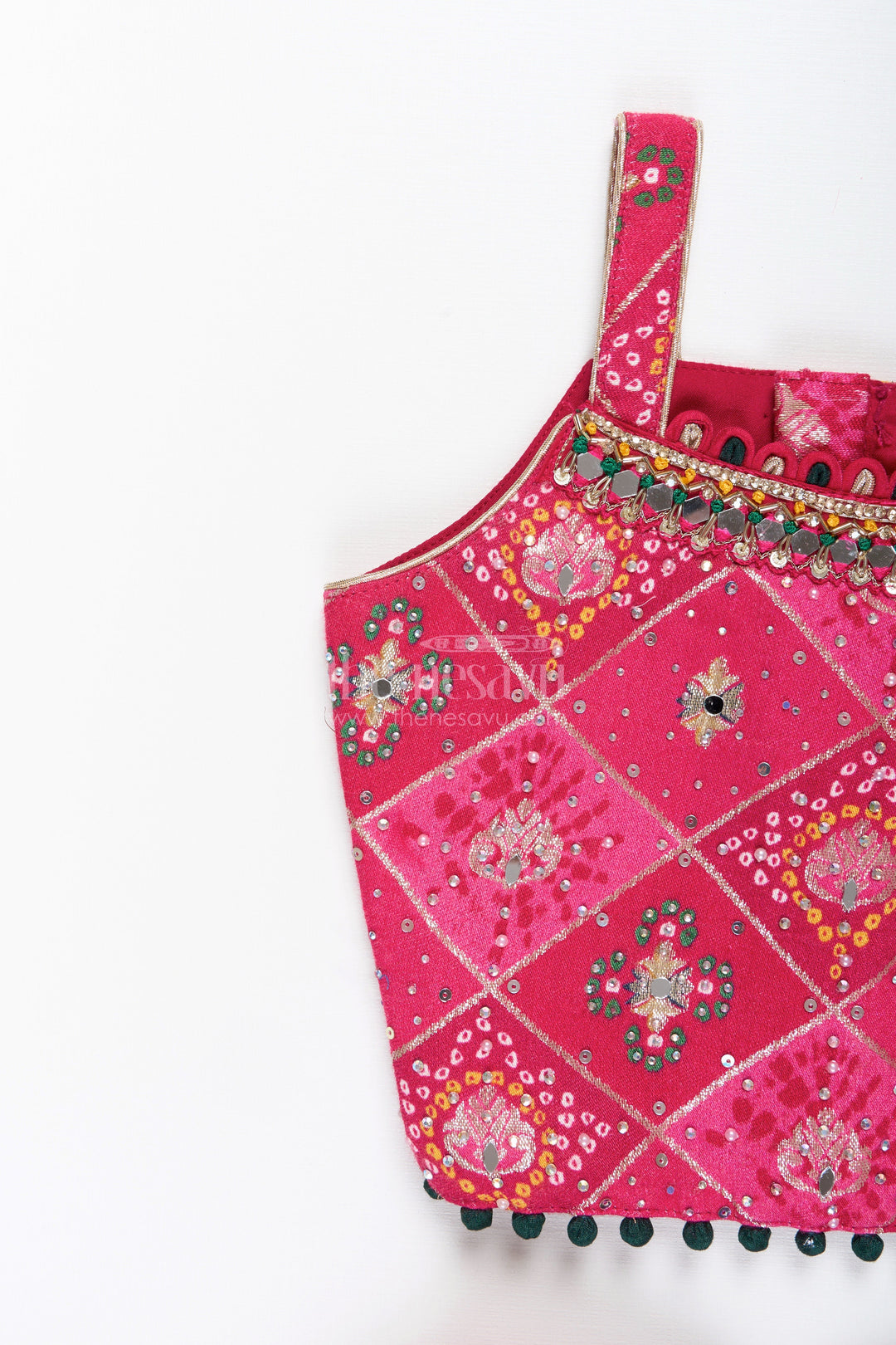 Traditional lehenga choli for toddler girls for weddings and festive celebrations
