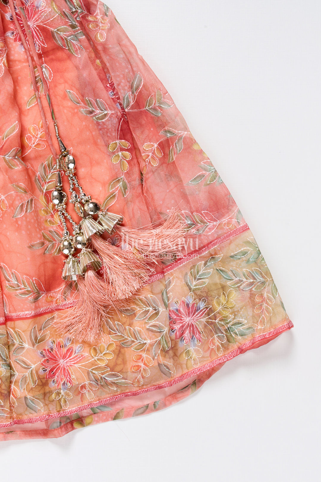 Embroidered lehenga choli for baby girl for weddings and family events