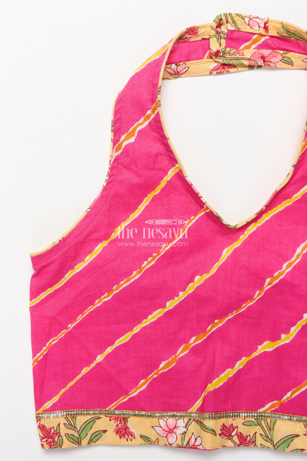 Toddler girl cotton lehenga set for ethnic school events and festive playdates