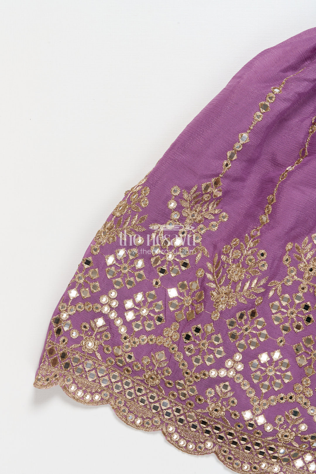 Girls Lehenga Choli with Designer Yoke and Festive Dupatta