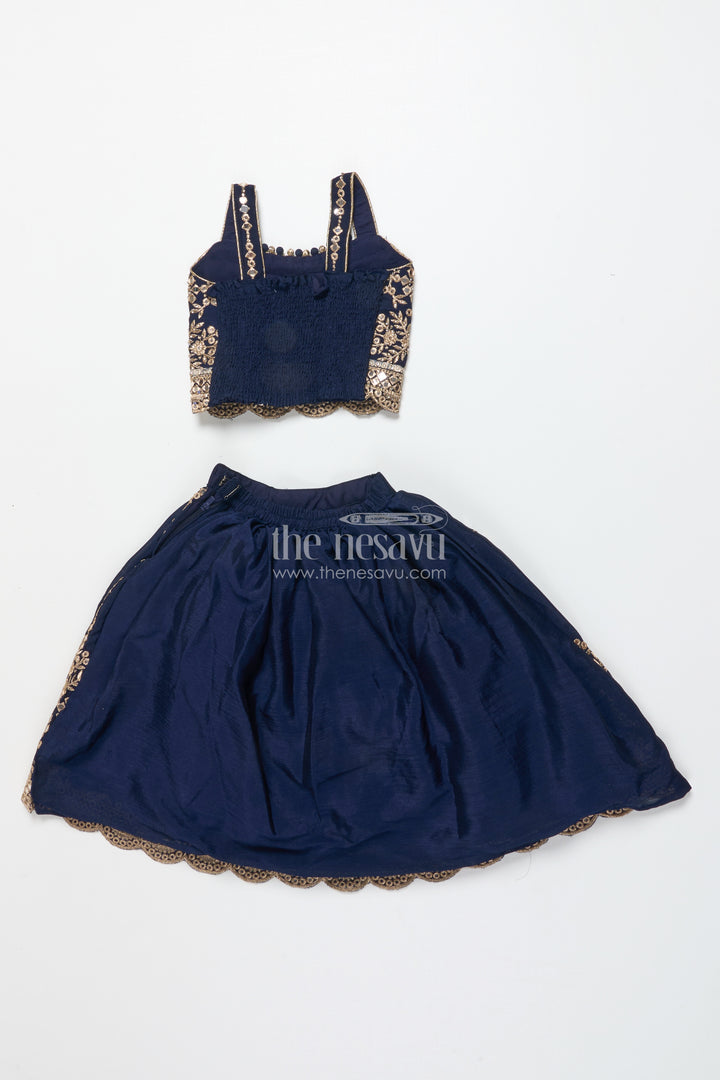 Girls Lehenga Choli with Royal Festive Yoke and Dupatta