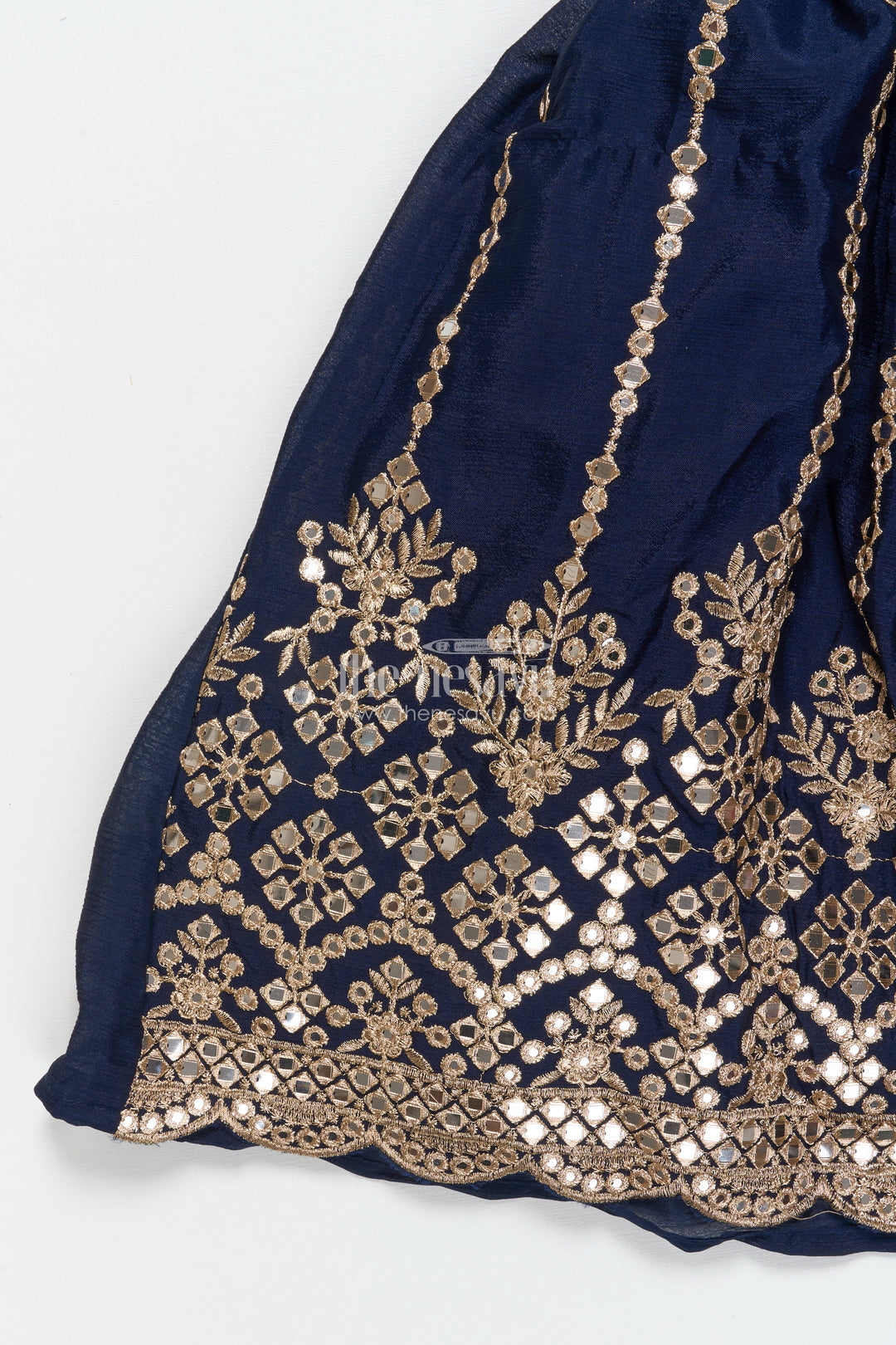 Girls Lehenga Choli with Royal Festive Yoke and Dupatta