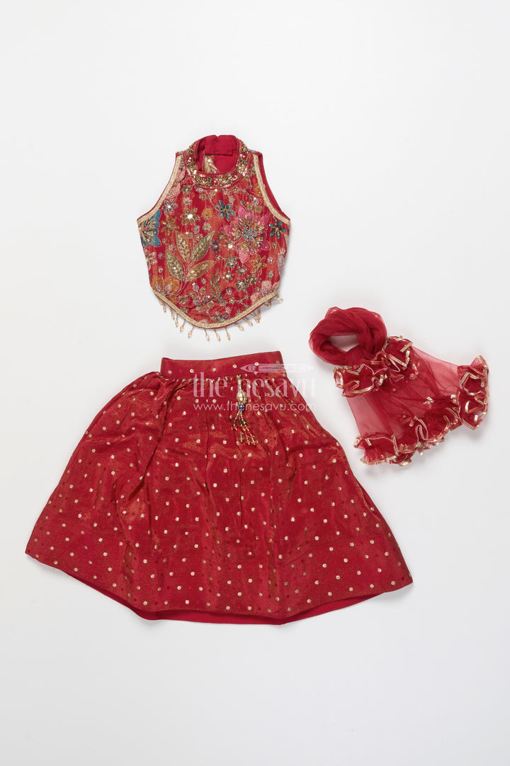 Girls Lehenga Choli for Birthday Parties and Ethnic Celebrations