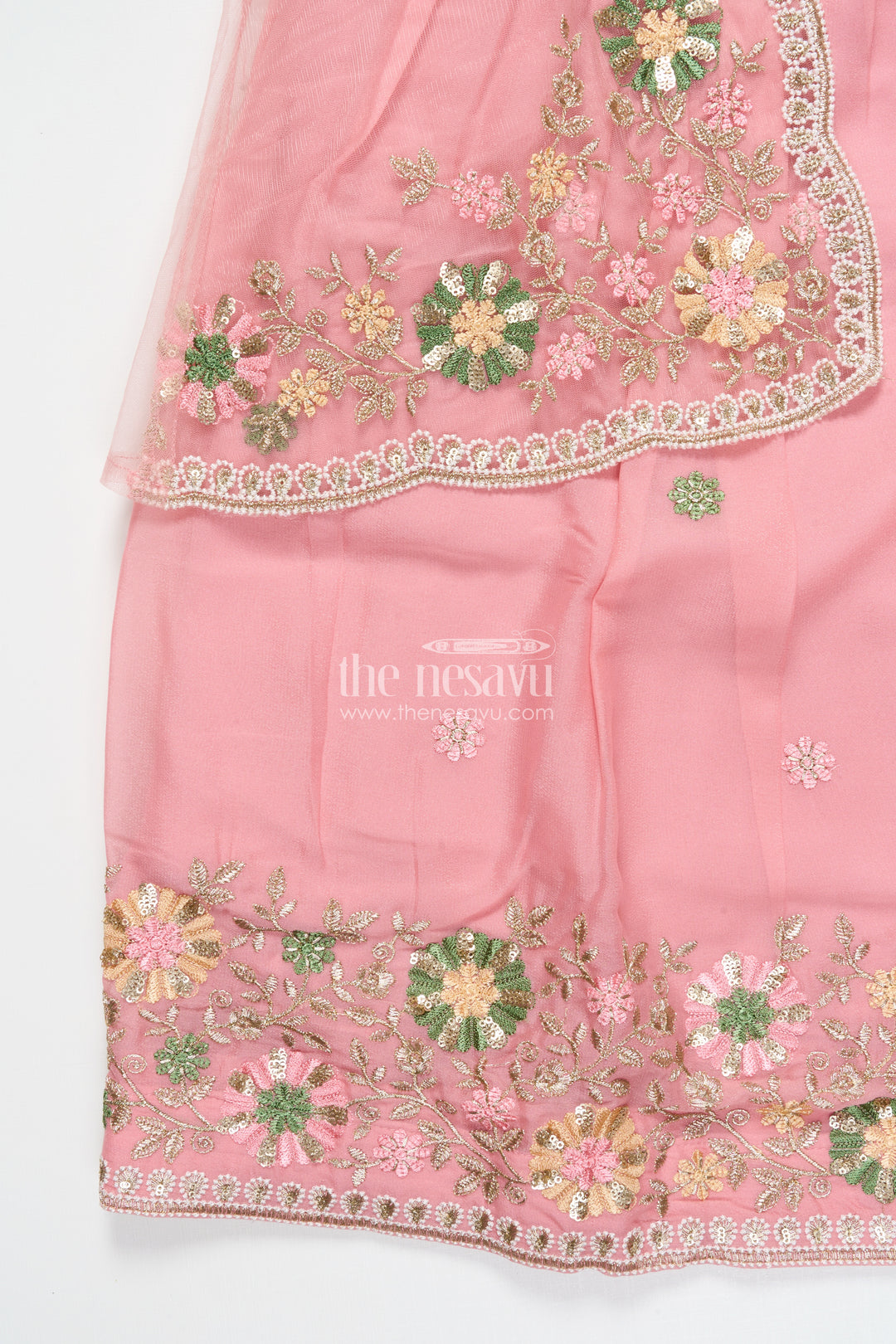 Girls Ethnic Lehenga with Long Shrug for Festive and Wedding Occasions