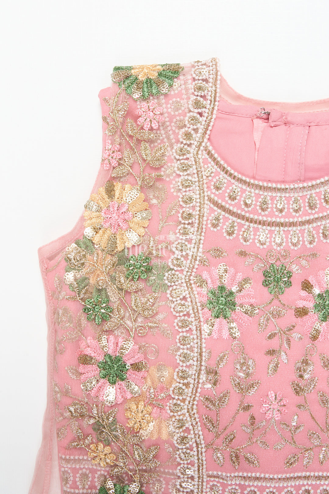 Girls Ethnic Lehenga with Long Shrug for Festive and Wedding Occasions
