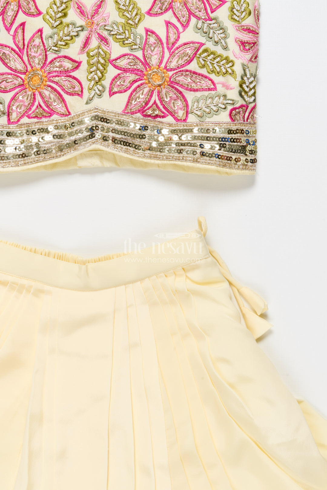 Floral Embroidered Lehenga Choli for Girls for Festive Occasions and Family Weddings