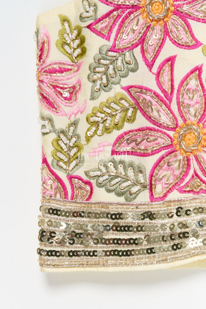 Floral Embroidered Lehenga Choli for Girls for Festive Occasions and Family Weddings