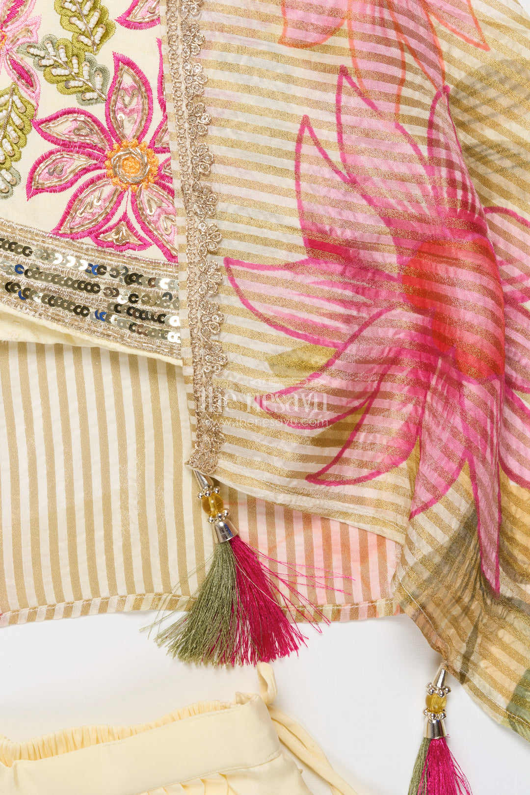 Floral Embroidered Lehenga Choli for Girls for Festive Occasions and Family Weddings