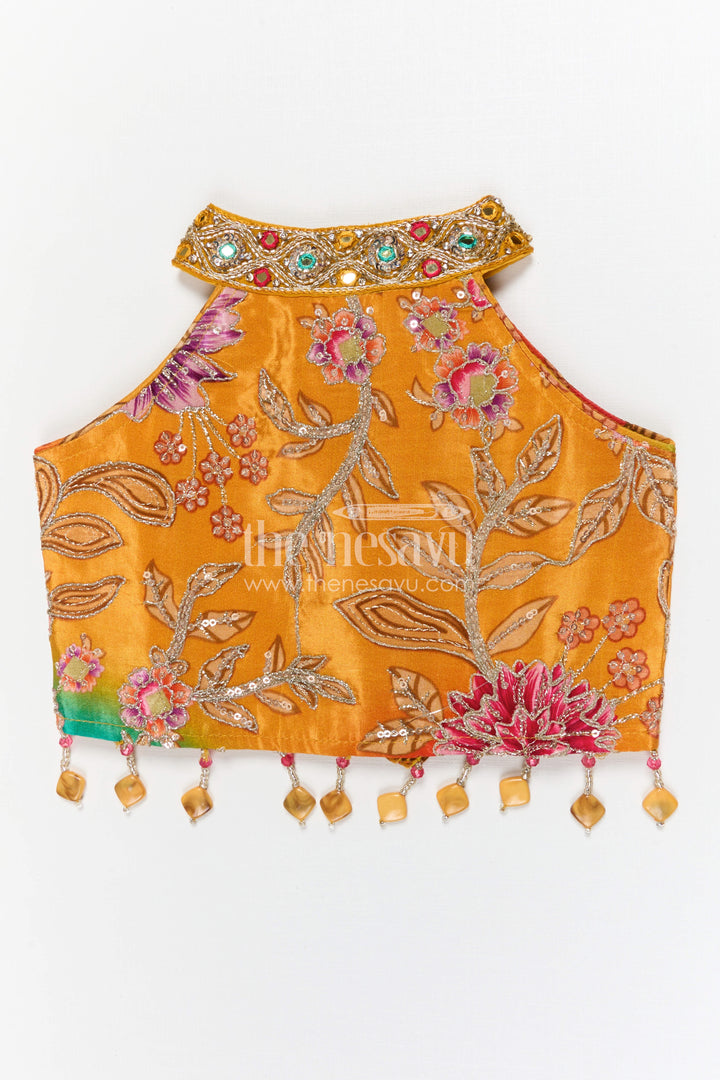 Girls Lehenga Set for Festive Celebrations and Traditional Family Occasions