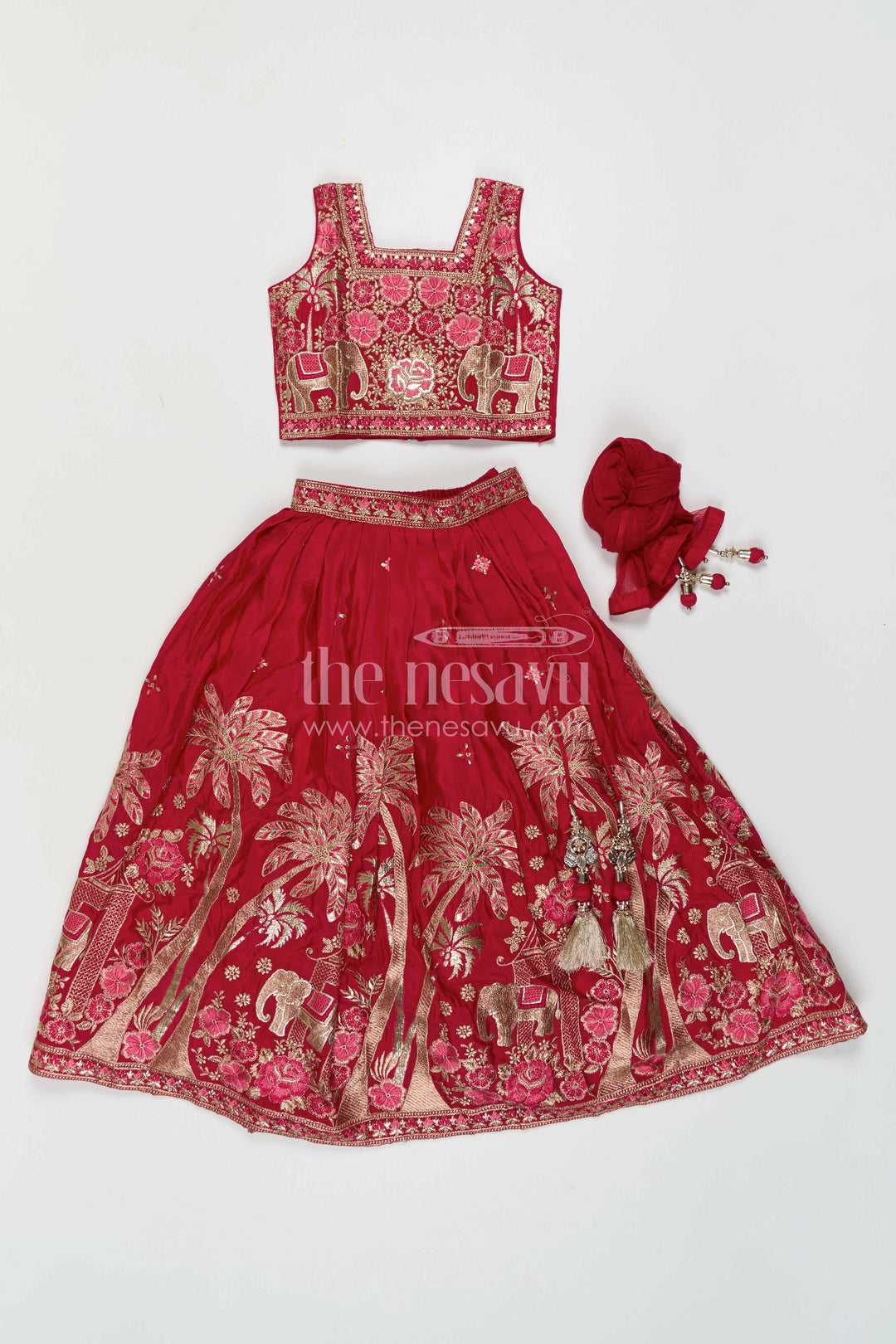 Girls Lehenga Choli for Weddings and Sangeeth Events