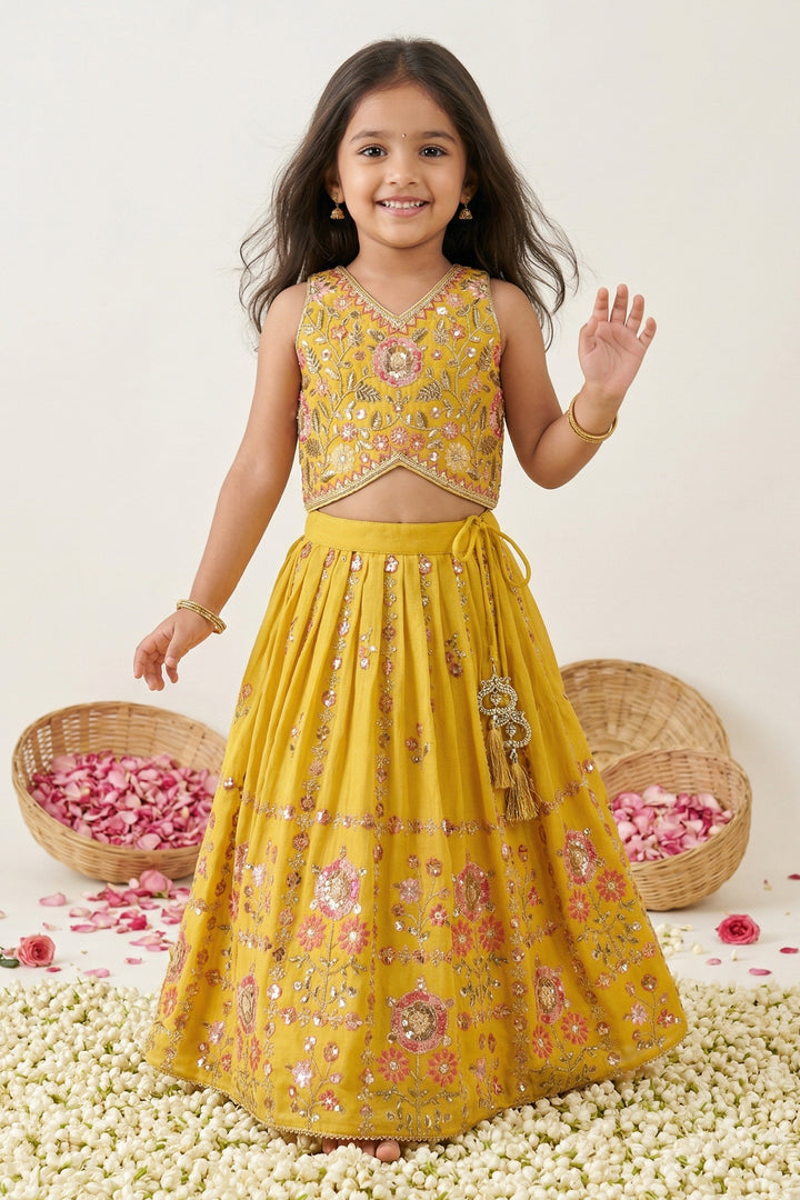 Girls Lehenga Choli for Festive Celebrations and Weddings