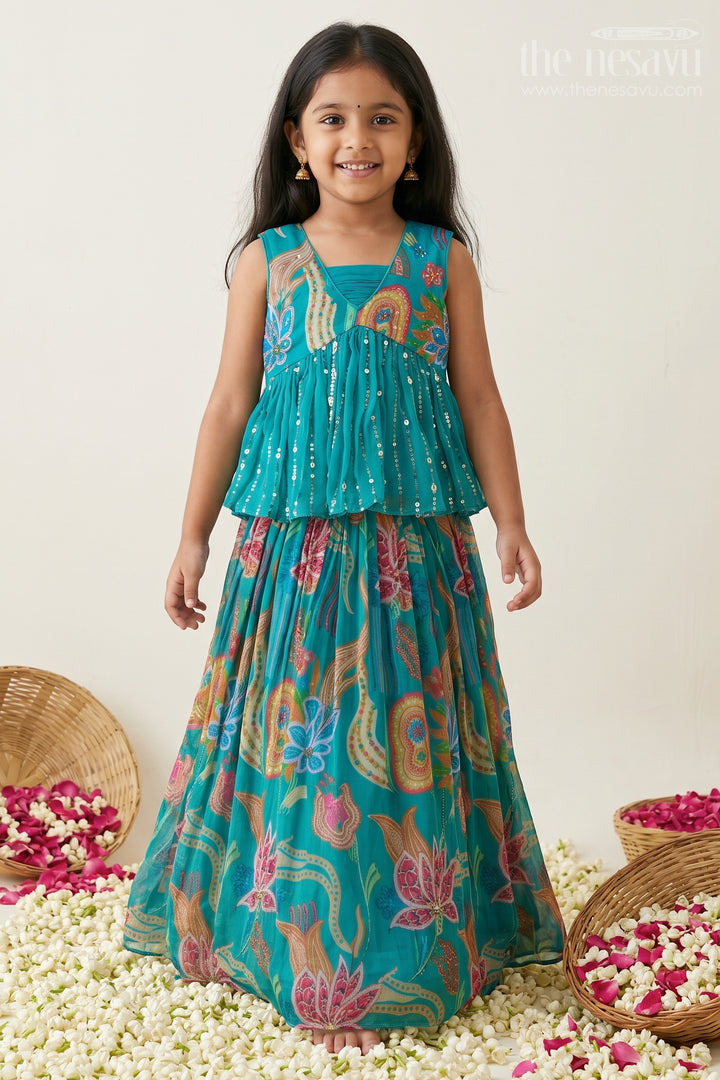 Girls Lehenga Set for Festive Celebrations and Traditional Events