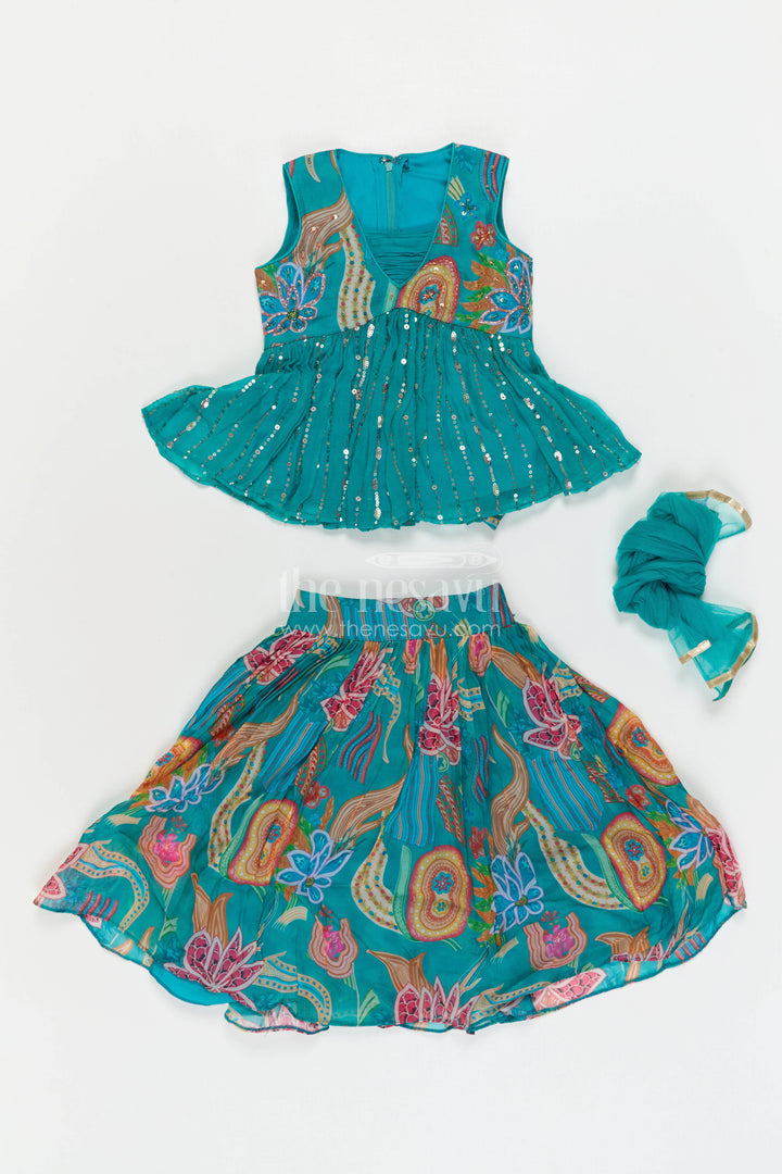 Girls Lehenga Set for Festive Celebrations and Traditional Events