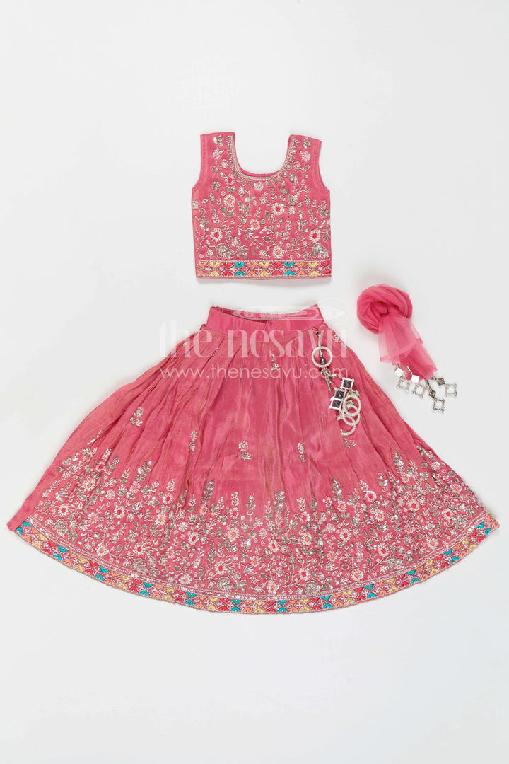 Girls Lehenga Choli for Birthday Parties and Festive Gatherings