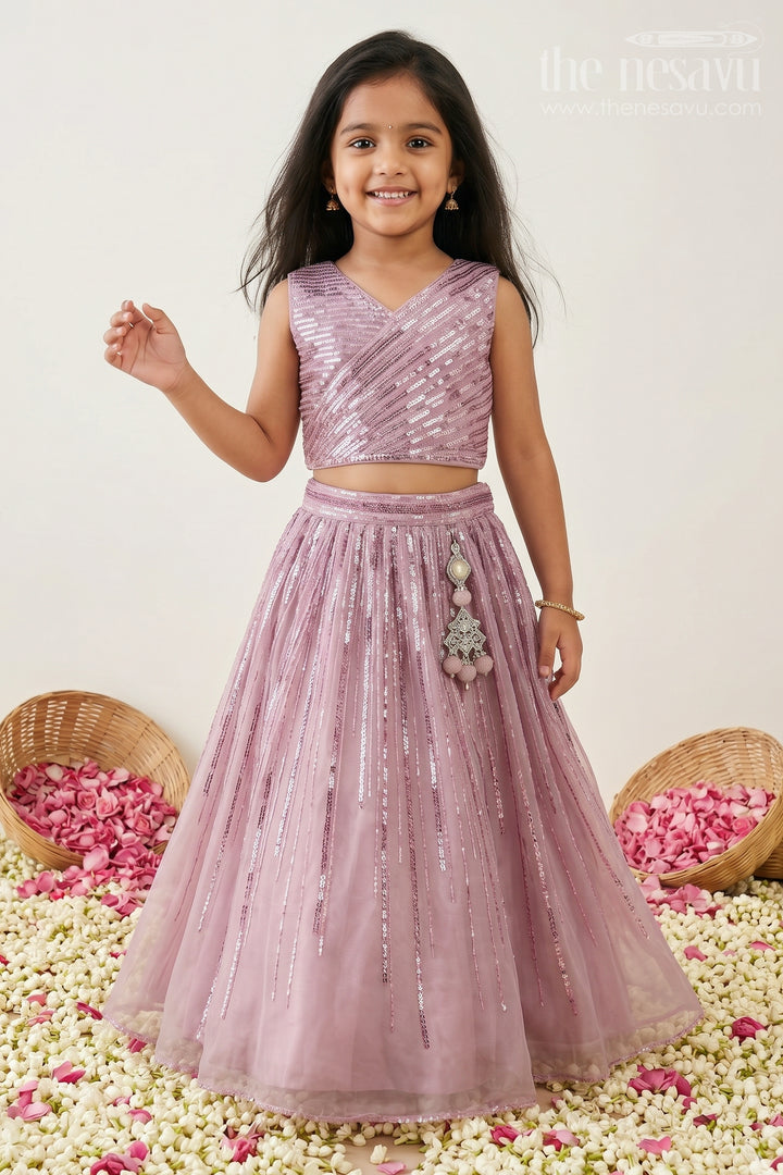 Girls Lehenga Choli for Temple Visits and Festive Celebrations