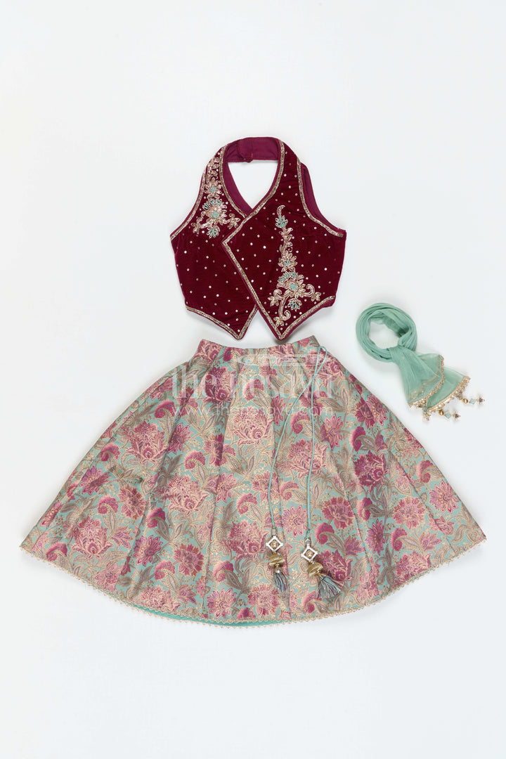 Girls Lehenga Outfit for Festive Weddings and Family Celebrations
