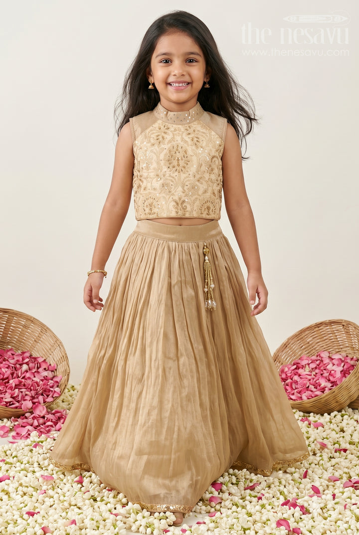 Girls Festive Lehenga Outfit for Weddings and Traditional Celebrations