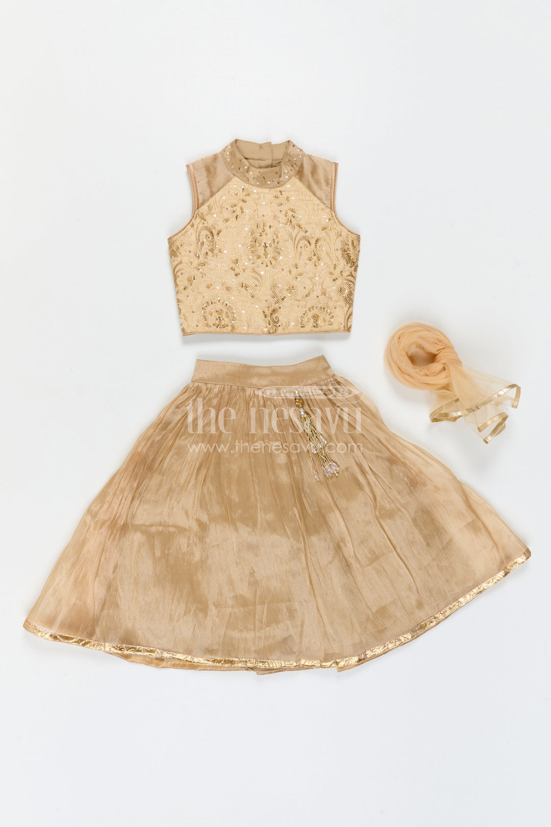 Girls Festive Lehenga Outfit for Weddings and Traditional Celebrations
